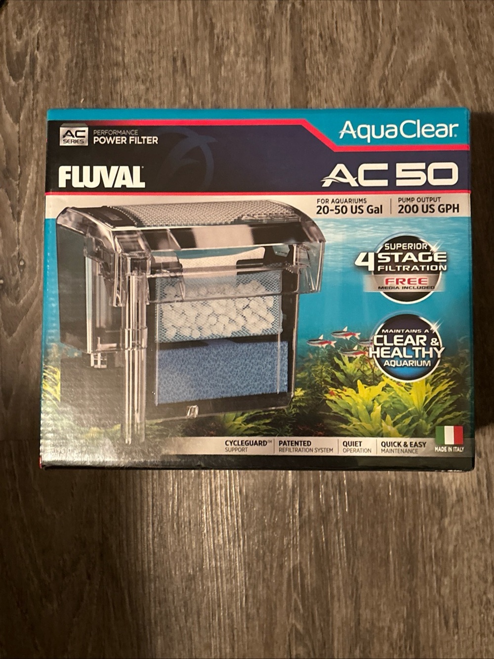 AC50 Power Filter in Blue and Black